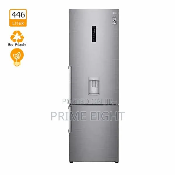 LG 446L Bottom-Freezer Fridge with Water Dispenser (GC-F689BLCM) - 1
