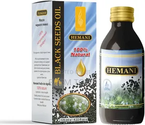 Hemani Black Seed Oil 125ml, Cold-Pressed Nigella Sativa