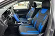 Black and Blue Diamond Luxury Seat Covers - Full Set - 2