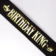 Birthday King Crown with Glittering Letter Sash - 4