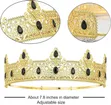 Birthday King Crown with Glittering Letter Sash - 5