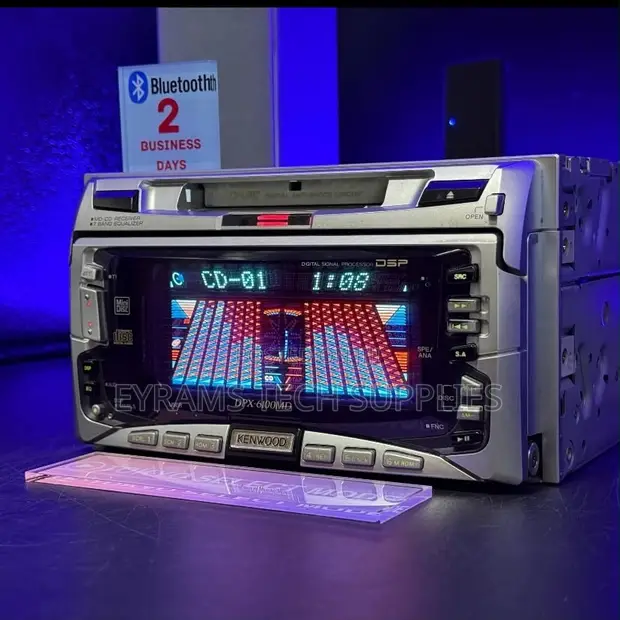 Kenwood DPX-6100MD 2DIN CD MiniDisc Car Stereo with Bluetooth - 1