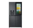 LG 671L Black Glass InstaView Cross Door Refrigerator - 1