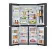 LG 671L Black Glass InstaView Cross Door Refrigerator - 2