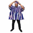 Traditional Ghanaian Smock with Woven Cap - 1