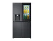 New LG 671L Black Glass InstaView Cross Door Refrigerator - 1