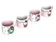 Hello Kitty 4-Pack Stackable Ceramic Holiday Mugs Set - 443ml - 3