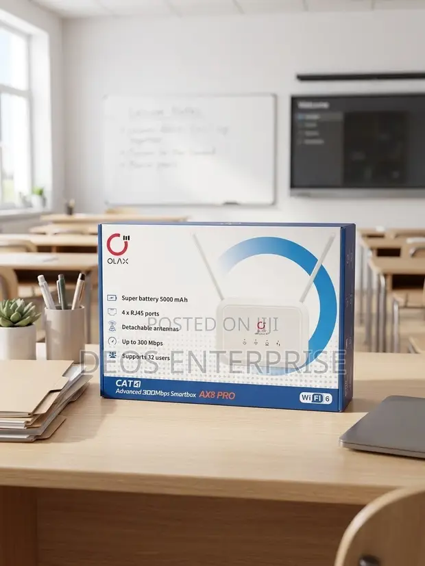 OLAX AX8 Pro 4 LAN High Speed Router - 1
