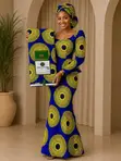 Vlisco Hollandaise Fabric - 1