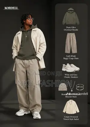Unisex Cargo Pants - Coffee Colour