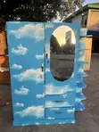 Wood-Mode Wardrobe with Side Rack - 1