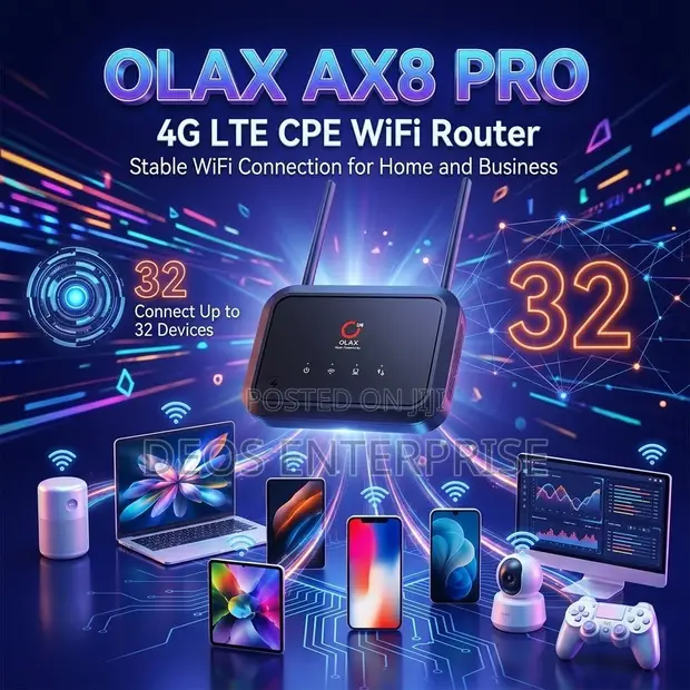 OLAX AX8 Pro 4G LTE Router - 1