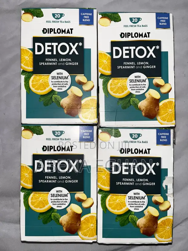 Diplomat Detox Tea - Fennel, Lemon, Spearmint & Ginger - 1