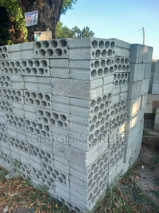 Durable 6" Hollow Building Blocks - 1