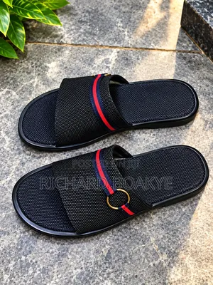 Men's Leather Slippers - Brand New
