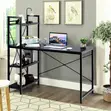 Computer Desk Study Table with Shelves - 1