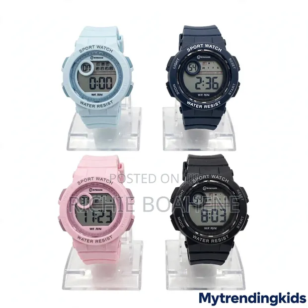 Kids Watches - Black, Pink, Blue - 1