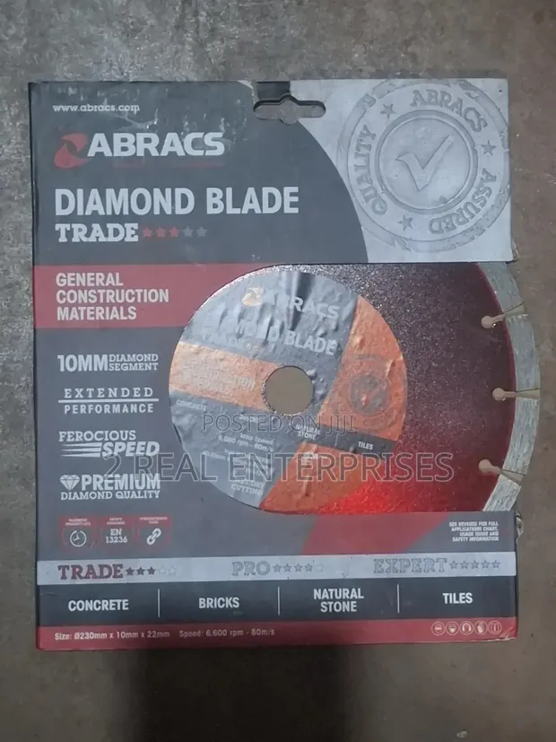 Abracs 230mm Trade Diamond Cutting Blade - 1