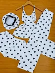 4 in 1 Women's Nightwear Set - 4