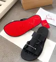 Christian Louboutin Zakouski Double Strap Slippers - 2