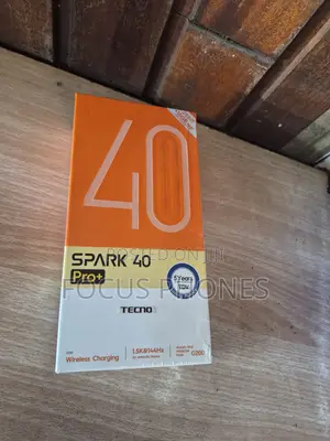 New Tecno Spark 40 Pro+ 256GB Black