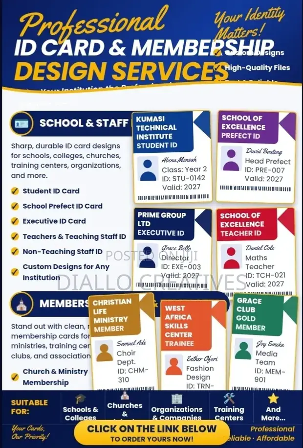 Professional Student & Membership ID Card Design - 1