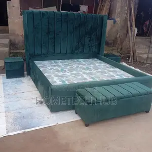 Queen Size Bed Frame with Drawers