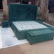 Queen Size Bed Frame with Drawers - 1