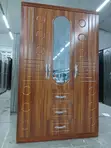 Brand New Lux 3 Door Wardrobe with Mirror & Drawers - 3