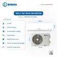 New Sigma 2.5hp R32 Inverter Split AC - SAC-T24BRZ32IV - 2
