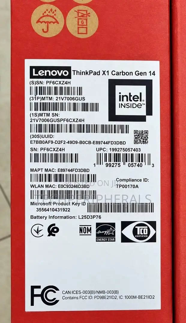 Lenovo ThinkPad X1 Carbon Gen 14 Laptop - Intel Core Ultra 7, 32GB RAM, 1TB SSD - 1