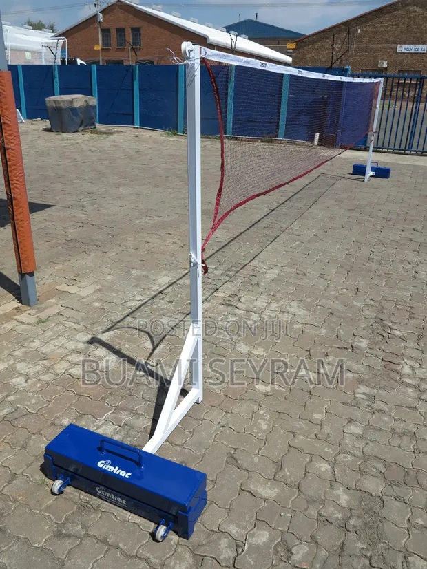 Badminton Post with Net - 1