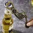 Antique Vintage Motorcycle Wine Bottle Opener - 1