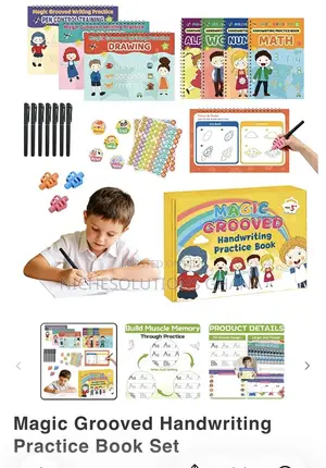 Magic Grooved Handwriting Practice Book Set