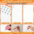 Magic Grooved Handwriting Practice Book Set - 4