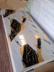High Quality PVC Wall Tiles UV Marble Sheet Waterproof 3mm - 4