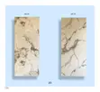 Modern Waterproof Marble Sheet PVC UV Wall Cladding High Gloss - 2