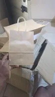 A4 & A5 Paper Bags - White & Brown Kraft - 1