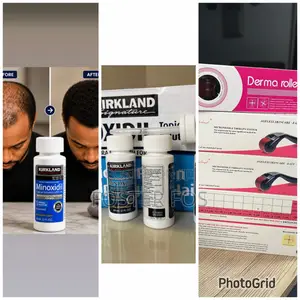 Kirkland Minoxidil & Derma Roller Combo