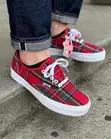 Original Vans Pendleton Red Plaid Sneakers - 4