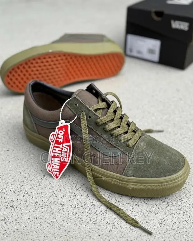 Original Vans Old Skool Low Olive Green - 1
