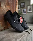 Original Vans Authentic Leather Tonal Black - 3