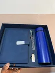 Customised Diary, Pen, Pendrive & Flask Set - 4
