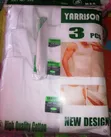 3-in-1 Men's Quality Cotton Singlets - All Sizes - 1
