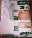 3-in-1 Men's Quality Cotton Singlets - All Sizes - 3