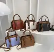Amazon Classic Handbag - Brown Faux Leather - 1