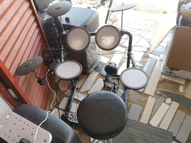 Gear4music VISIONDRUM Compact Mesh Electronic Drum Set - 1
