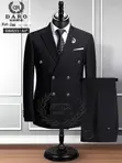 Men's Formal Suit - Black - 1