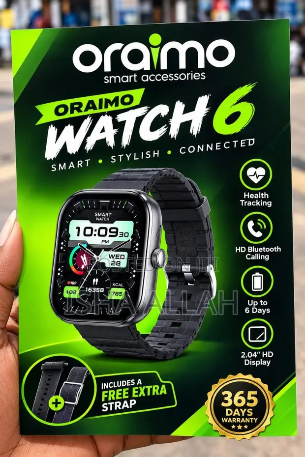 Oraimo Watch 6 Smart Watch - 1