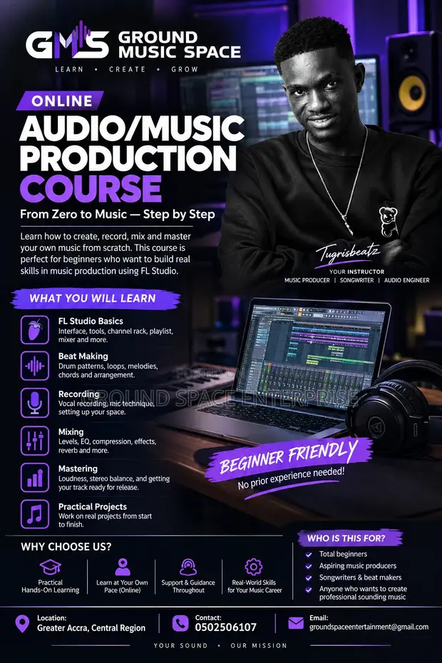 GMS Audio/Music Production Course - 1